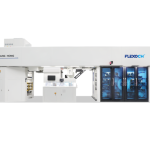 Gearless Flexographic Printer for Plastic Labels