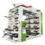flexographic printing machine for plastic film